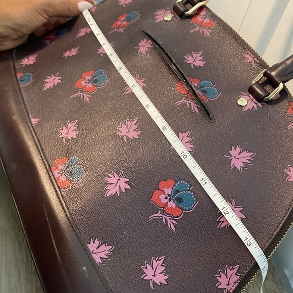 Coach | SIERRA SATCHEL IN WILDFLOWER PRINT COATED CANVAS - w Crossbody Strap - Picture 6 of 7